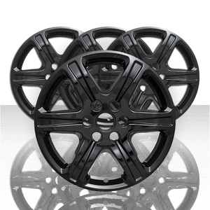 Set of 4 17' 6 Spoke Wheel Skins for 2017-2020 GMC Acadia SL/SLE - Gloss Black