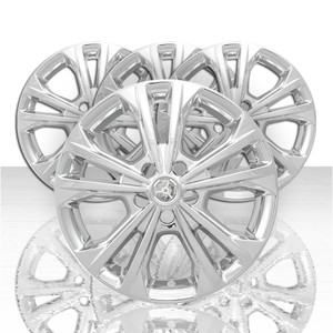 Set of 4 17' 5 Double Spoke Wheel Skins for 2017-2019 Ford Escape - Chrome