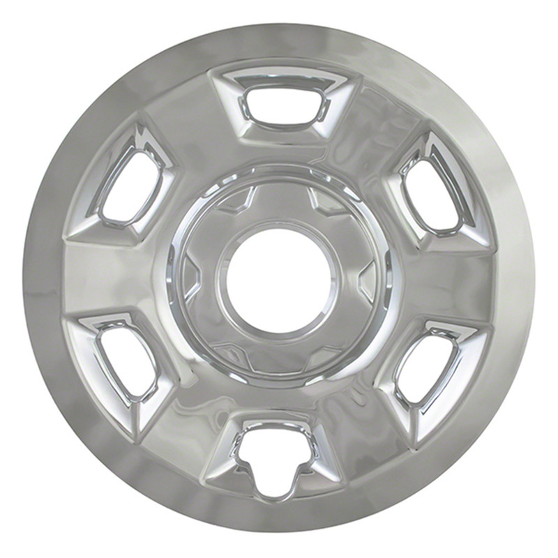 Auto Reflections Set of 4 16 6 Vent Wheel Skins for 2015-2018 Chevy Colorado Base/WT Chrome