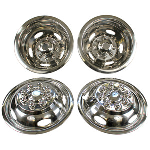 Set of Four 17" Dually Snap-On Wheel Simulators for 2003-2025 Ram 3500 SLT