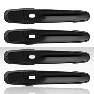 8pc Door Handle Covers for 2018-24 GMC Terrain SL/SLE/SLT - Gloss Black w/Smart