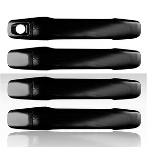 8pc Door Handle Covers for 2015-2021 GMC Canyon Dbl/Crew Cab - Gloss Black w/o Smart