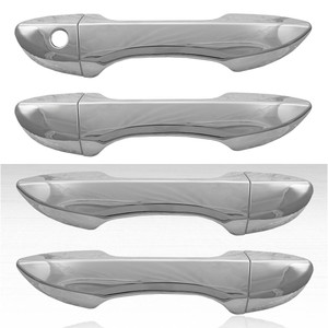 Set of 4 Door Handle Covers for 2014-2019 Toyota Corolla - Chrome w/o Smart Key