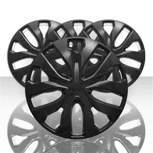 Set of 4 16" 10 Y Spoke Front and Rear Wheel Covers - Gloss Black