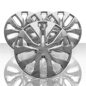 Set of 4 16" 10 Y Spoke Front and Rear Wheel Covers - Chrome