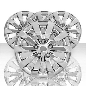 Set of 4 16" 10 Spoke Wheel Covers for 2018-2019 Toyota Camry - Chrome