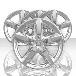 Set of 4 18" 5 Spoke Wheel Skins for 2016-2019 Ford Explorer XL/XLT - Chrome