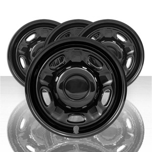 4pc 17" Wheel Skins for 2010-2025 Ford Superduty XL - Gloss Black
