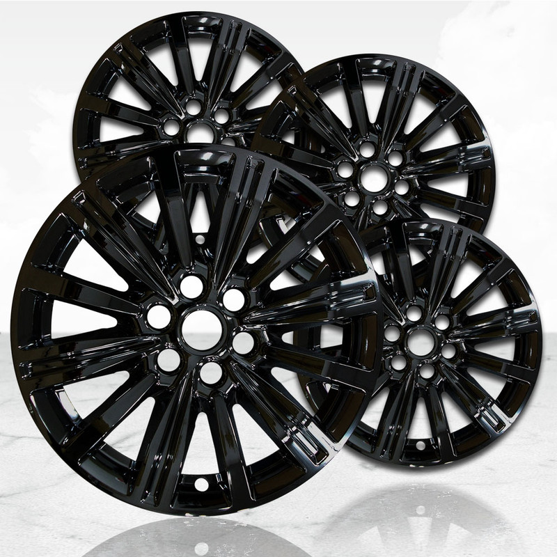 18" Chrome/Black Wheel Skins for 2017-2019 Cadillac XT5 