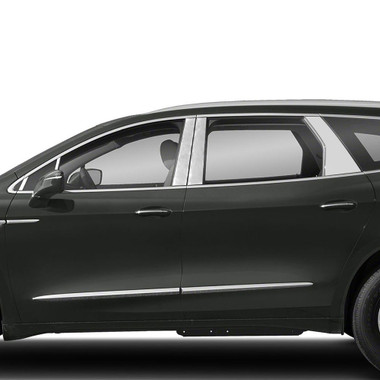 Brite Chrome | Pillar Post Covers and Trim | 18-19 Buick Enclave | BCIP299