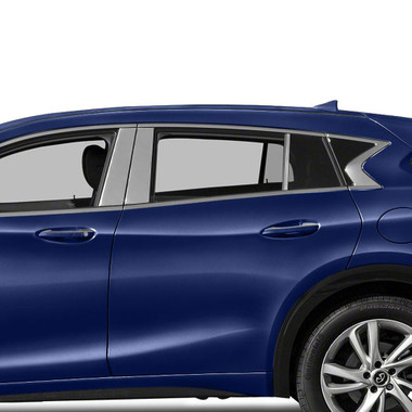 Brite Chrome | Pillar Post Covers and Trim | 17-19 Infiniti QX | BCIP318