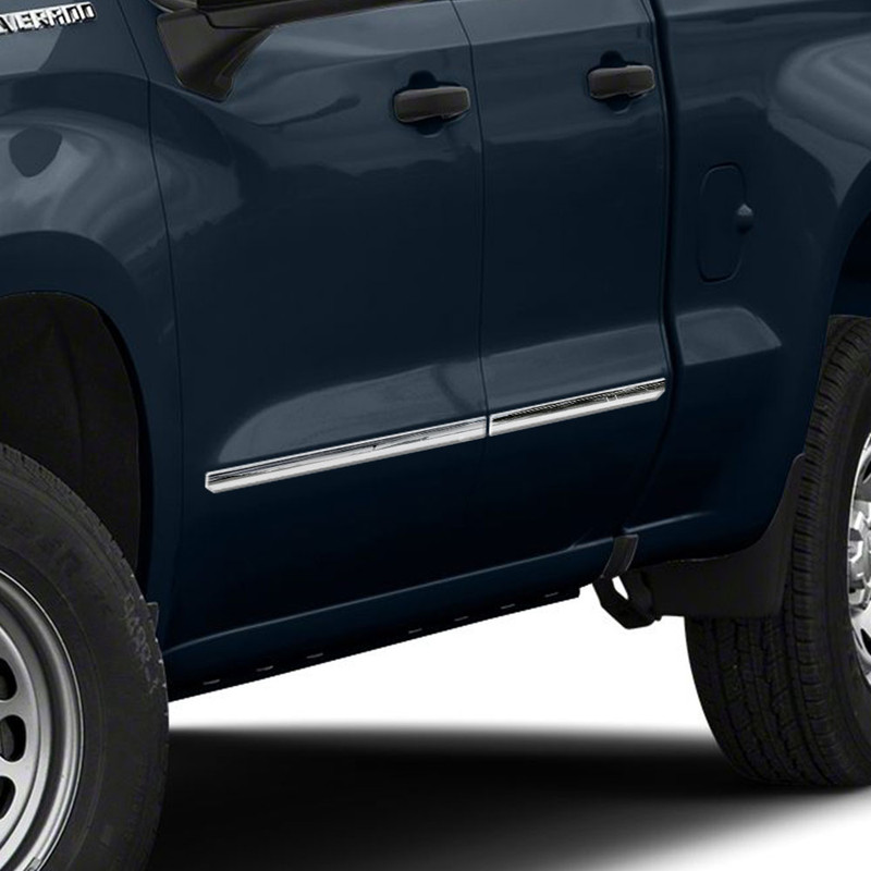 Stainless Body Side Molding for 20192020 Silverado 1500 Dbl Cab 1 1/2