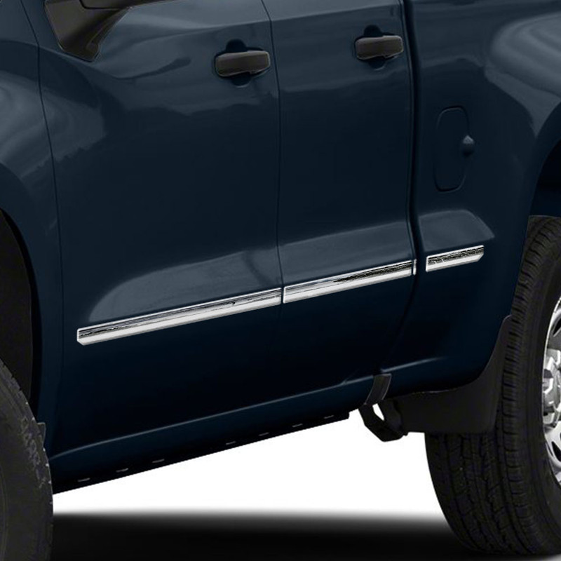 Stainless Body Side Molding for 1920 Silverado 1500 Dbl Cab 6'6" Bed 1
