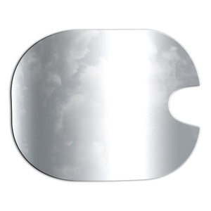 1pc. Luxury FX Gas Door Cover Trim for 2019 Chevy Silverado 1500
