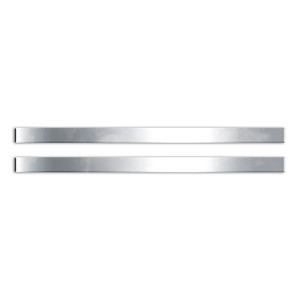 2p Luxury FX Sliding Rear Window Trim Accents for 16-19 Toyota Tacoma Double Cab