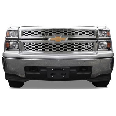 Luxury FX | Grille Overlays and Inserts | 14-15 Chevrolet Silverado 1500 | LUXFX3847