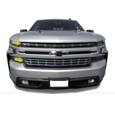 Luxury FX | Grille Overlays and Inserts | 19-20 Chevrolet Silverado 1500 | LUXFX3848