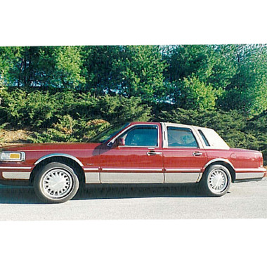 Luxury FX | Side Molding and Rocker Panels | 95-97 Lincoln Town Car | LUXFX3859