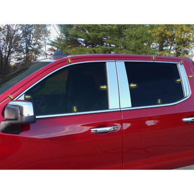 Luxury FX | Window Trim | 19 Chevrolet Silverado 1500 | LUXFX3872