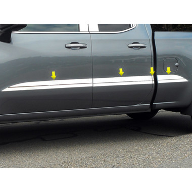 Luxury FX | Side Molding and Rocker Panels | 19-20 Chevrolet Silverado 1500 | LUXFX3883