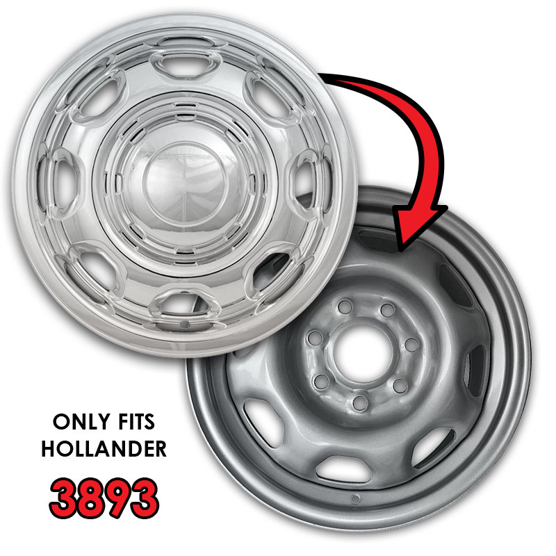 Ford F150 BLACK Wheel Skins Hubcaps Wheel Covers 17 3857