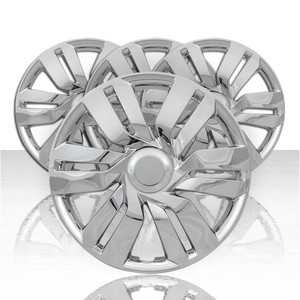 Set of 4 16" 6 Double Spoke Wheel Covers - Chrome