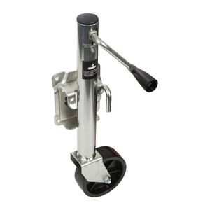 Husky Towing Trailer Jack Manual A-Frame Round Side Wind 1K lb Cap