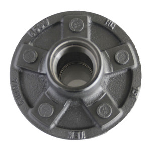 Husky Towing Axle Hub Assembly 2K lb Cap 5 x 4-1/2" Bolt Pattern Black