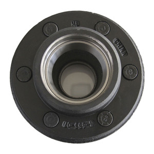 Husky Towing Axle Hub Assembly 6K lb Cap 6 x 5-1/2" Bolt Pattern Black