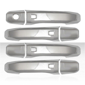 Set of 4 Door Handle Covers for 2019-2021 Sierra 1500 New Model - Chrome w/Smart Key