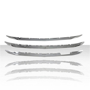 3pc Grille Overlay for 2016-2018 Chevy Silverado 1500 High Country - Chrome
