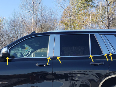Luxury FX | Pillar Post Covers and Trim | 21 Chevrolet Tahoe | LUXFX3988