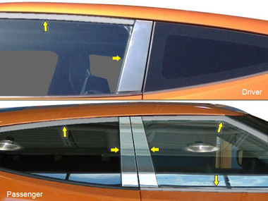 Luxury FX | Window Trim | 13-17 Hyundai Veloster | LUXFX4028
