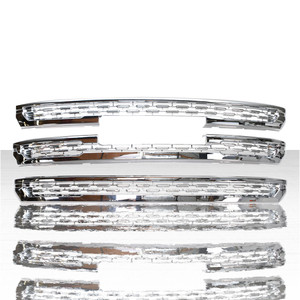 3pc Grille Overlay for 2020-2021 GMC Acadia - Chrome