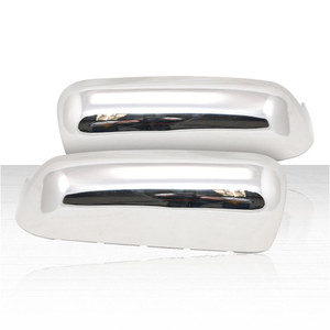 Set of 2 Replacement Mirror Covers for 20-21 Chevy Silverado 2500/3500 - Chrome