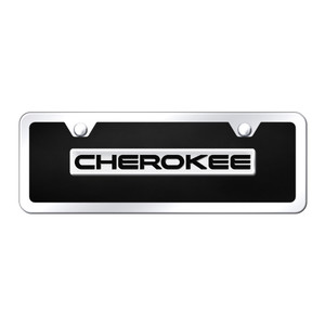 Au-TOMOTIVE GOLD | License Plate Covers and Frames | Jeep Cherokee | AUGD8906