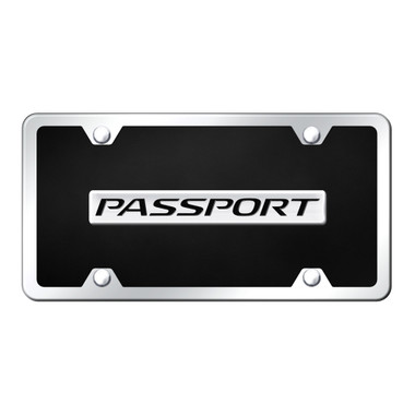 Au-TOMOTIVE GOLD | License Plate Covers and Frames | Honda Passport | AUGD8909