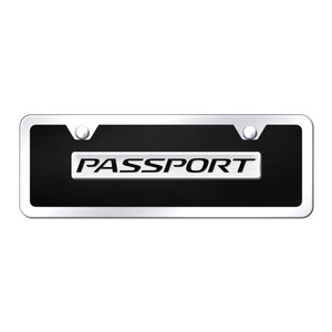 Au-TOMOTIVE GOLD | License Plate Covers and Frames | Honda Passport | AUGD8910