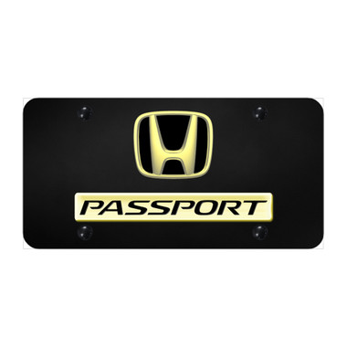 Au-TOMOTIVE GOLD | License Plate Covers and Frames | Honda Passport | AUGD8925