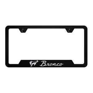 Au-TOMOTIVE GOLD | License Plate Covers and Frames | Ford Bronco | AUGD8943