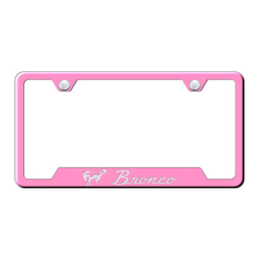 Au-TOMOTIVE GOLD | License Plate Covers and Frames | Ford Bronco | AUGD8945