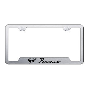 Au-TOMOTIVE GOLD | License Plate Covers and Frames | Ford Bronco | AUGD8947
