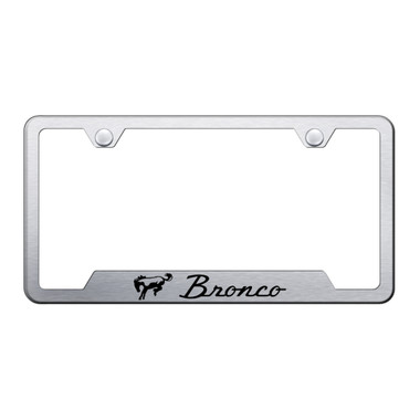 Au-TOMOTIVE GOLD | License Plate Covers and Frames | Ford Bronco | AUGD8947