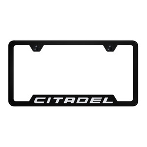 Au-TOMOTIVE GOLD | License Plate Covers and Frames | Dodge Citadel | AUGD8948