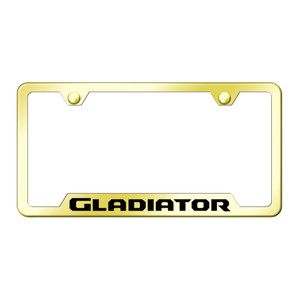 Au-TOMOTIVE GOLD | License Plate Covers and Frames | Jeep Gladiator | AUGD8977