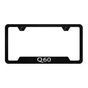 Au-TOMOTIVE GOLD | License Plate Covers and Frames | Infiniti Q60 | AUGD9039