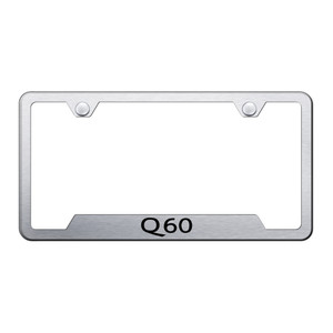 Au-TOMOTIVE GOLD | License Plate Covers and Frames | Infiniti Q60 | AUGD9042