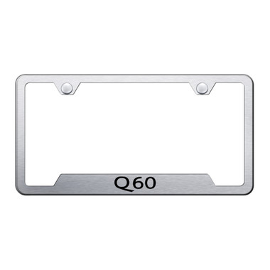 Au-TOMOTIVE GOLD | License Plate Covers and Frames | Infiniti Q60 | AUGD9042