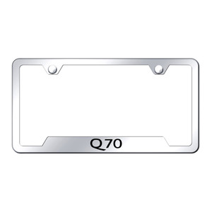 Au-TOMOTIVE GOLD | License Plate Covers and Frames | Infiniti Q70 | AUGD9044