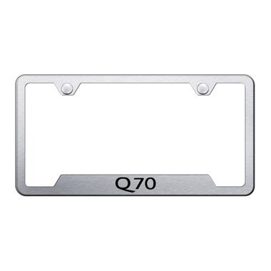 Au-TOMOTIVE GOLD | License Plate Covers and Frames | Infiniti Q70 | AUGD9046